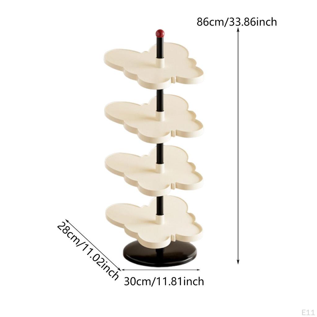Corner Shoe Rack Organizer with Butterfly Design for Compact