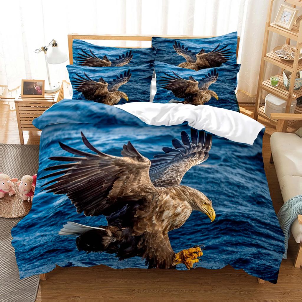 Comforter Ropa De Cama Bed Comforter Set Luxury King Size Owl Bedclothes Set For Beds Home Textile Double Size 228X228 High Quality