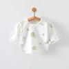Pure Cotton Long-Sleeve Boneless Shirt for Newborns (Sizes 52 & 59)