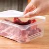 1pc Fridge Storage Box Organizer Fresh Keeping Fridge Freezer Meat Vegetables Fruits Sealed Box Container Heatable