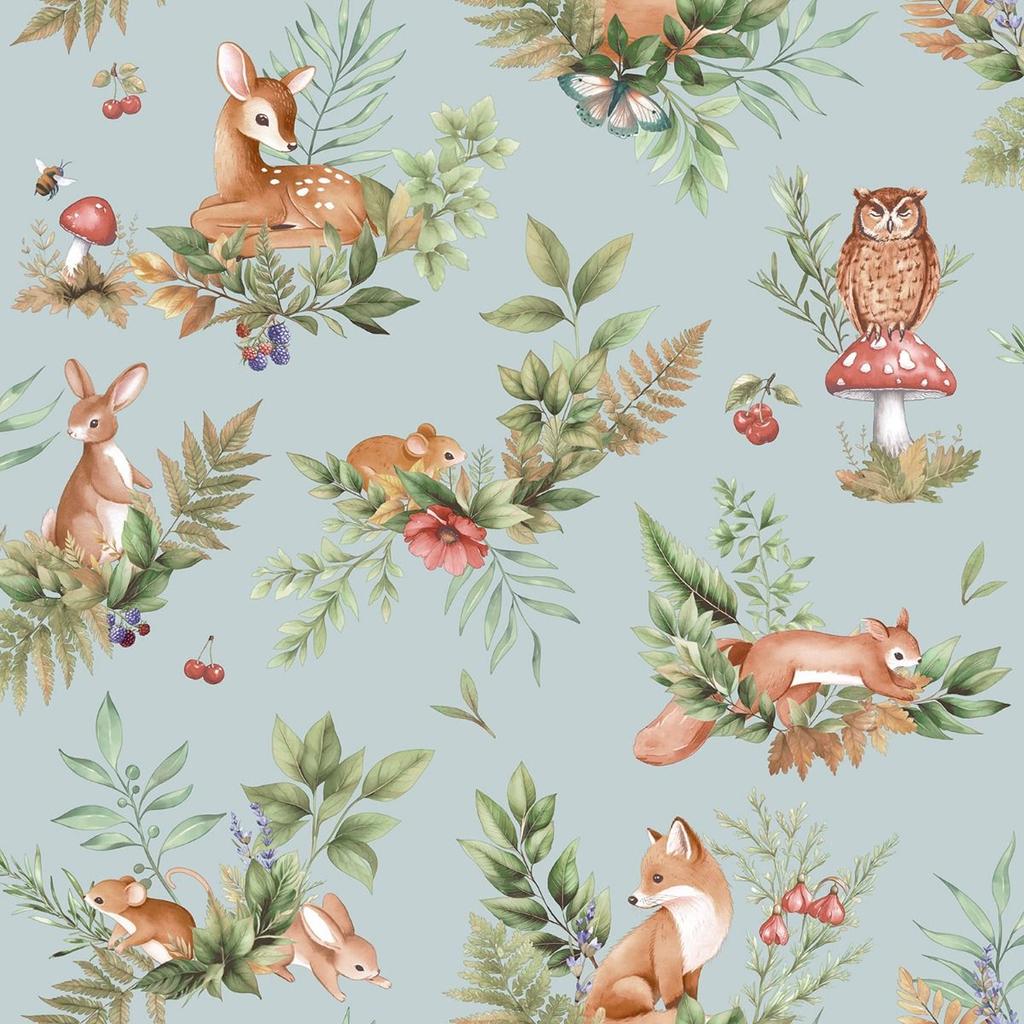 Holden Décor Forest Friends Textured Wallpaper