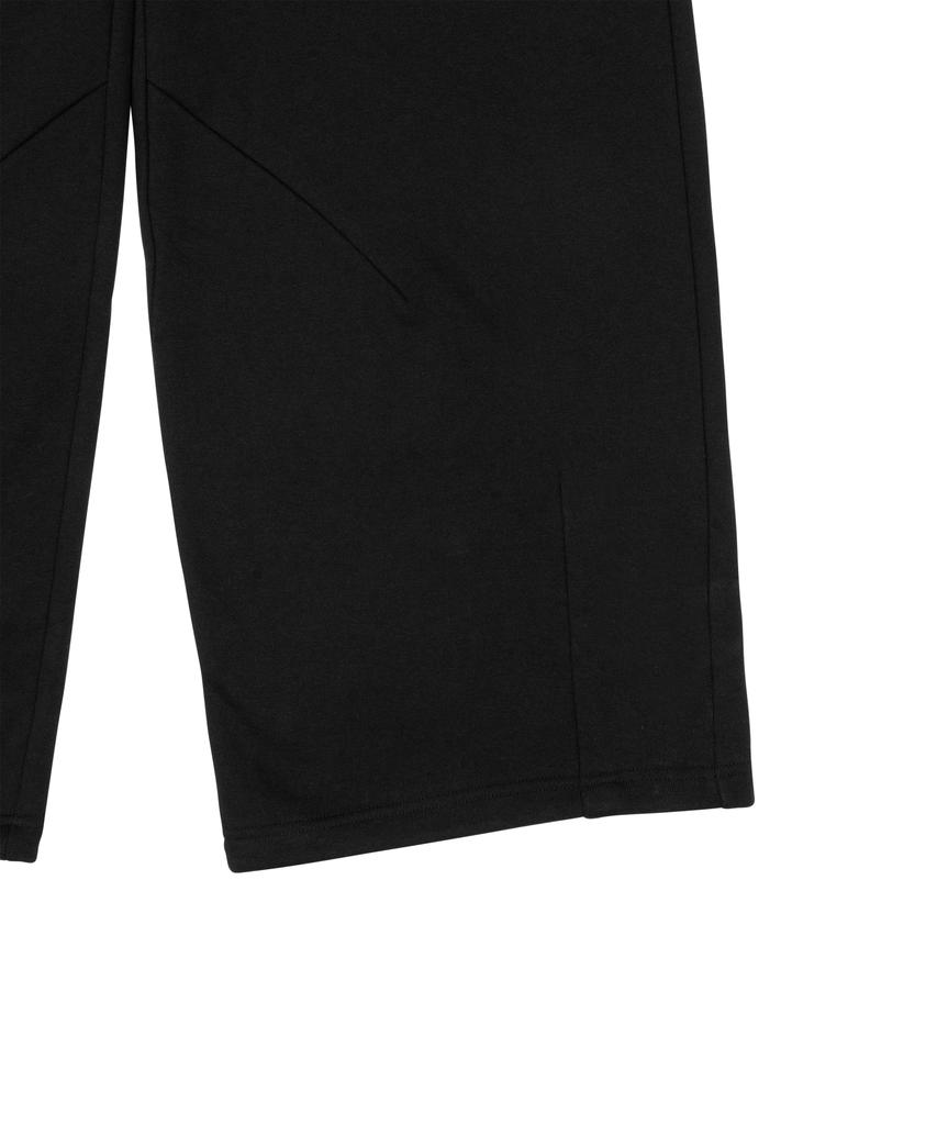 THE COLDEST MOMENT Tcm Cargo Logo Sweat Pants (Black)