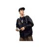Anta Comfortable Casual Simple Loose Hooded Jacket Men Jackets Basic-Black 952438603-3