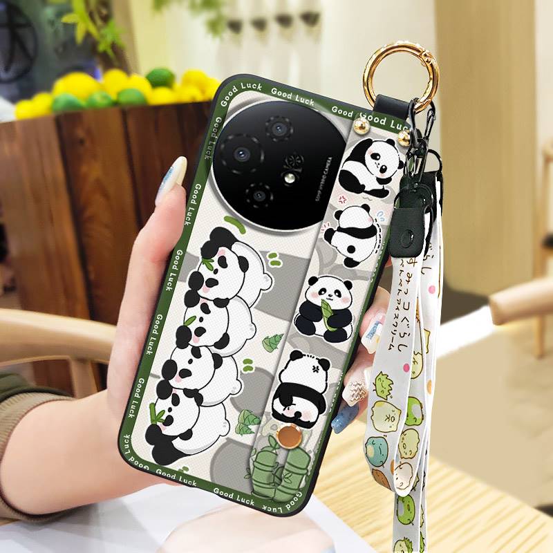 Back Cover Protective Phone Case For TCL 50 Nxtpaper 5G/50Pro Nxtpaper 5G Lanyard Anti-dust Fashion Design Silicone Ring