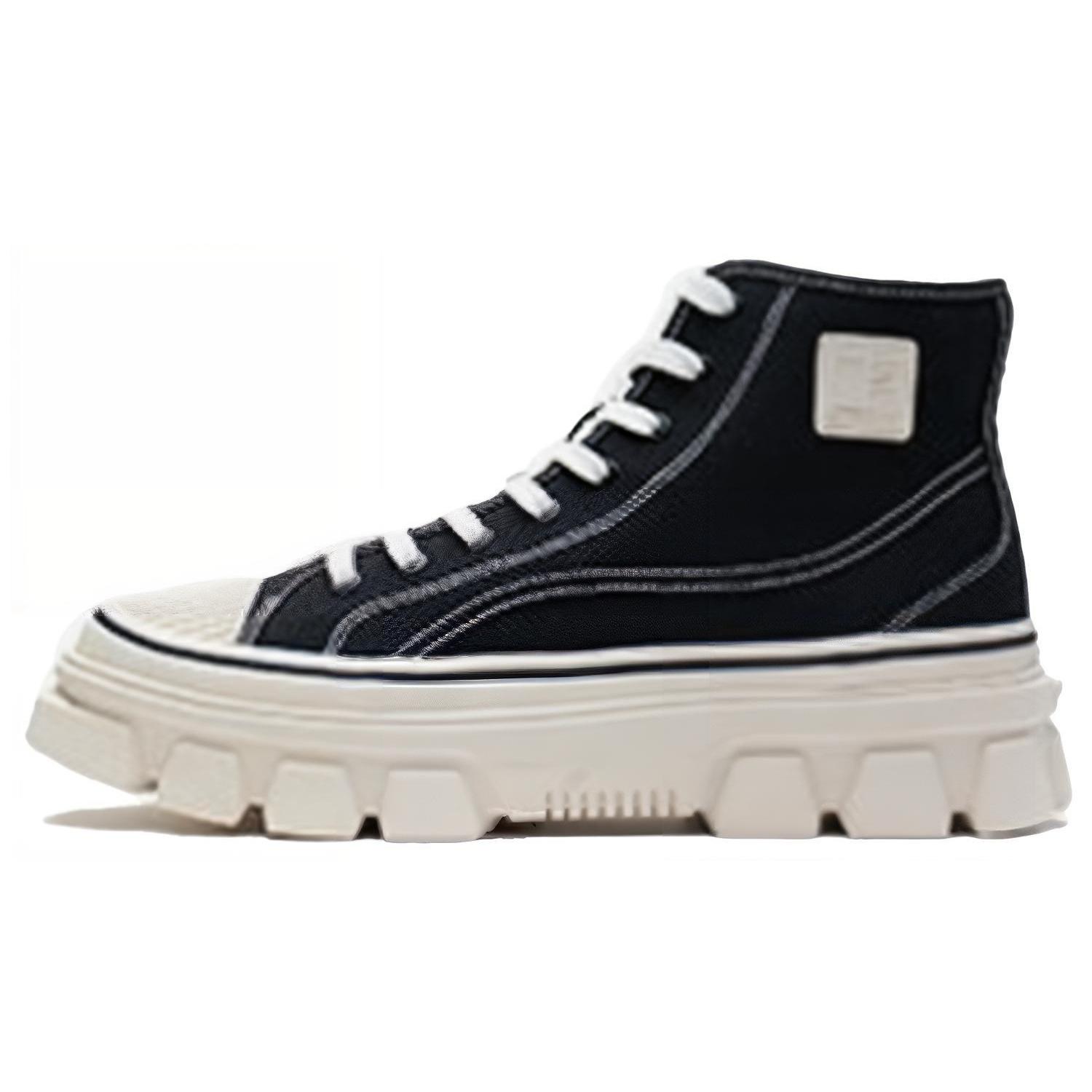 Li-Ning CF Classic Canvas Hi Black White Unisex AGCS206-3 EU 36⅓