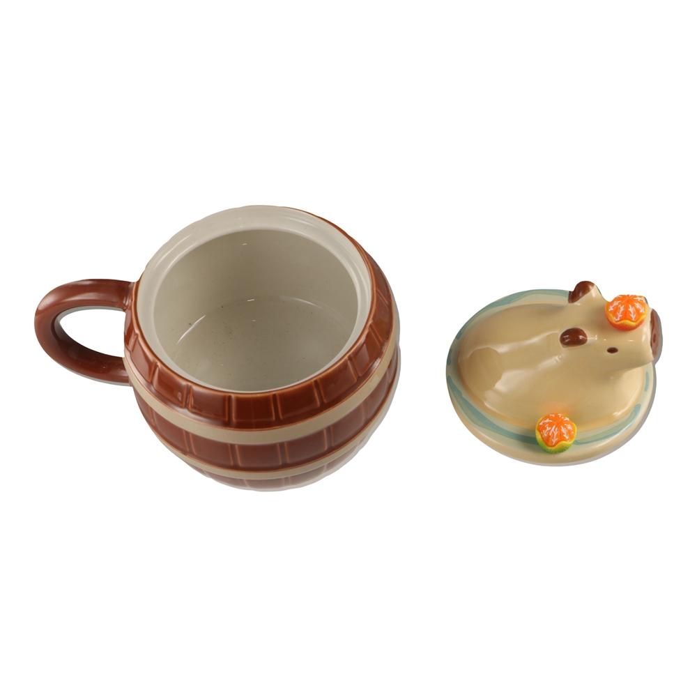 Ceramic Capybara Mug Cute Kawaii Coffee Cups Creative Capybara Water Bucket Cup Home
