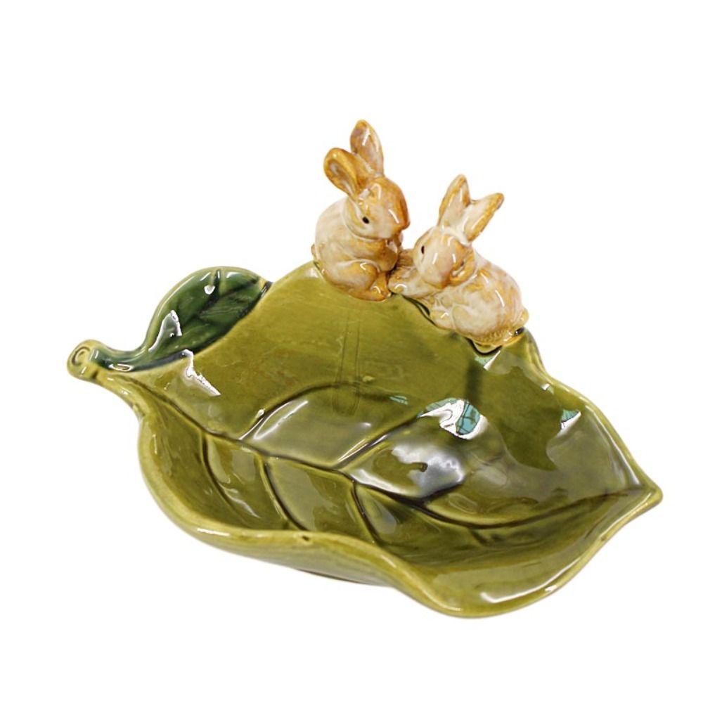 Cute Animals Jewelry Tray Multi-use Decorative Trinket Dish Storage Plate Organizer  Home Decor