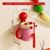 Magnetic Suction Cup Toothbrush Holder with Mouthwash Cup