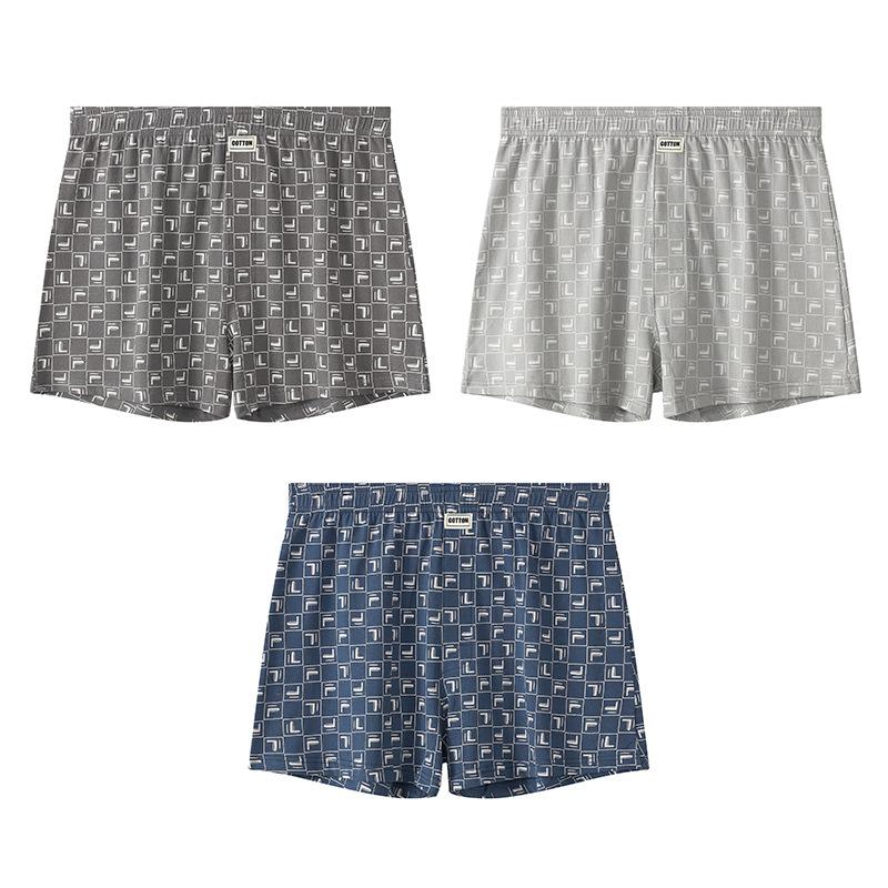 

Мужские брюки Aro, сетчатое нижнее белье, хлопковые свободные, с высокой талией, тонкие, дышащие, домашние трусы, шорты, карманы, трусы M-3XL Plus Size 2XL