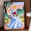 Disney DIY Diamond Painting 5d Cinderella Reading a Book Cross Stitch Diamond Living Room Bedroom Decoration Painting