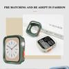 Bumper Soft Silicone Case For Apple Watch Ultra 11 10 9 8 7 6 SE 5 Anti-drop Shockproof Matte Cover For iwatch 49mm 41mm 42mm 46mm 40mm 44mm 45mm
