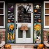 Day of The Dead Decoration Halloween Decoration Outdoor Door Hanging Flags Mexican Party Scary Accessorie Home Decor