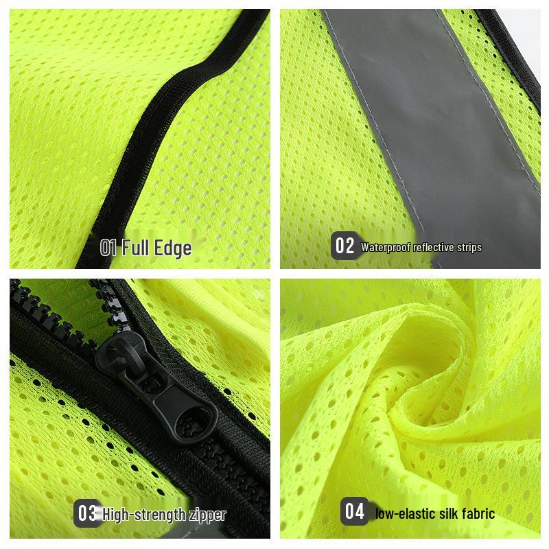 Reflective Vest for Gardening, Traffic, Construction, or Takeaway Use