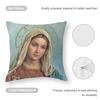 Retro V-Virgin Mary Pillow Case Plush Fabric Soft Pillowcase Double Sided Print Cushion Cover Household Gifts