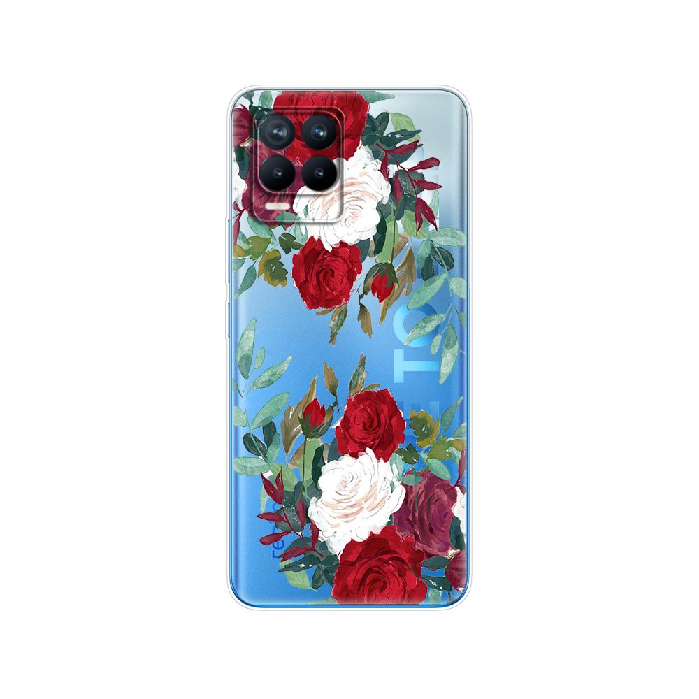 For Realme 8 Case 6.4" Soft Silicon TPU Back For Realme 8 Pro OPPO Realme8 4G RMX3085 Phone Cover Coque Capa Funda Bumper Bag