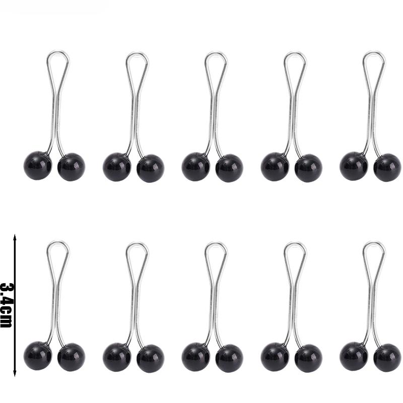 10-20pcs/lot Anti Slip Brooch Headscarf Shawl Scarf Lady Fixed Pins Scarf Hijab Clips Pearl Stylish Brooch for Women Jewelry