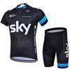Mens Cycling Jersey Bib Shorts Set Breathable Mesh Quick-Dry Bike Apparel Road Mountain Riding