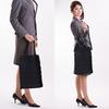 Aurora Pleated Sub Size 40 Japanese-made Bag, (Seseragi Black)