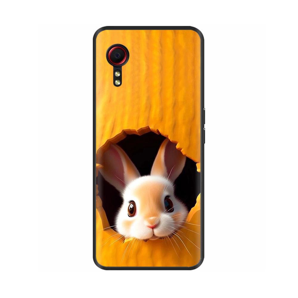 Per Samsung Galaxy Xcover 7 Custodia Morbida Liscia Silicone Liquido Cartoon Guscio Telefono Per Samsung XCover7 Cover Posteriori Protettive in TPU