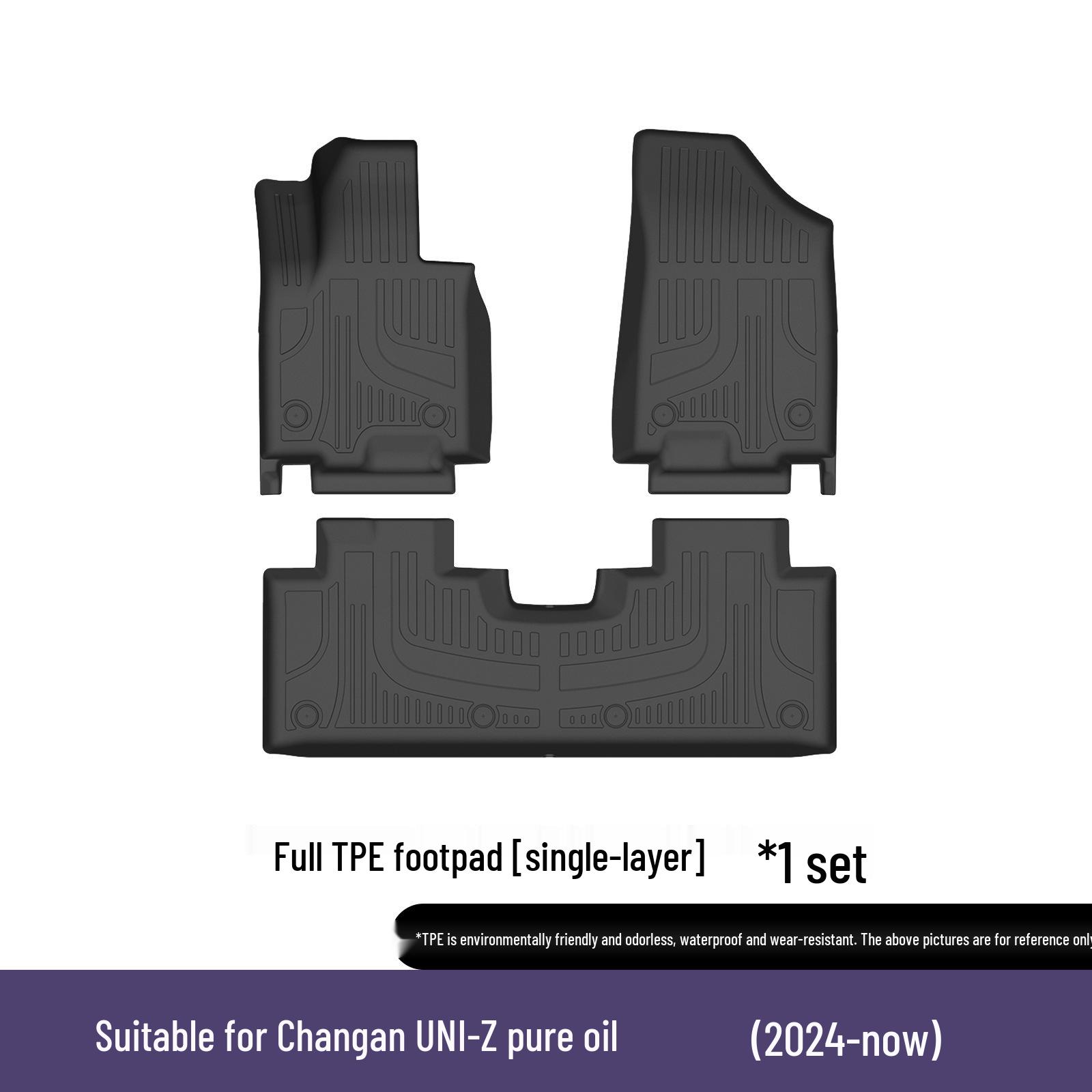 Changan UNI-Z Eco-friendly 3D TPE All-Weather Floor Mats