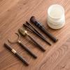 Tang Feng Tea Ceremony Six Gentlemen Set Kung Fu Tea Accories Clete Home High End Bla Ebony 6 Gentlemen Yu Kiln Tea Tube