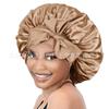 Ladies Satin Ribbon Round Cap Satin Bow Nightcap Hair Care Cap Extra Large Beauty Hair Care Cap