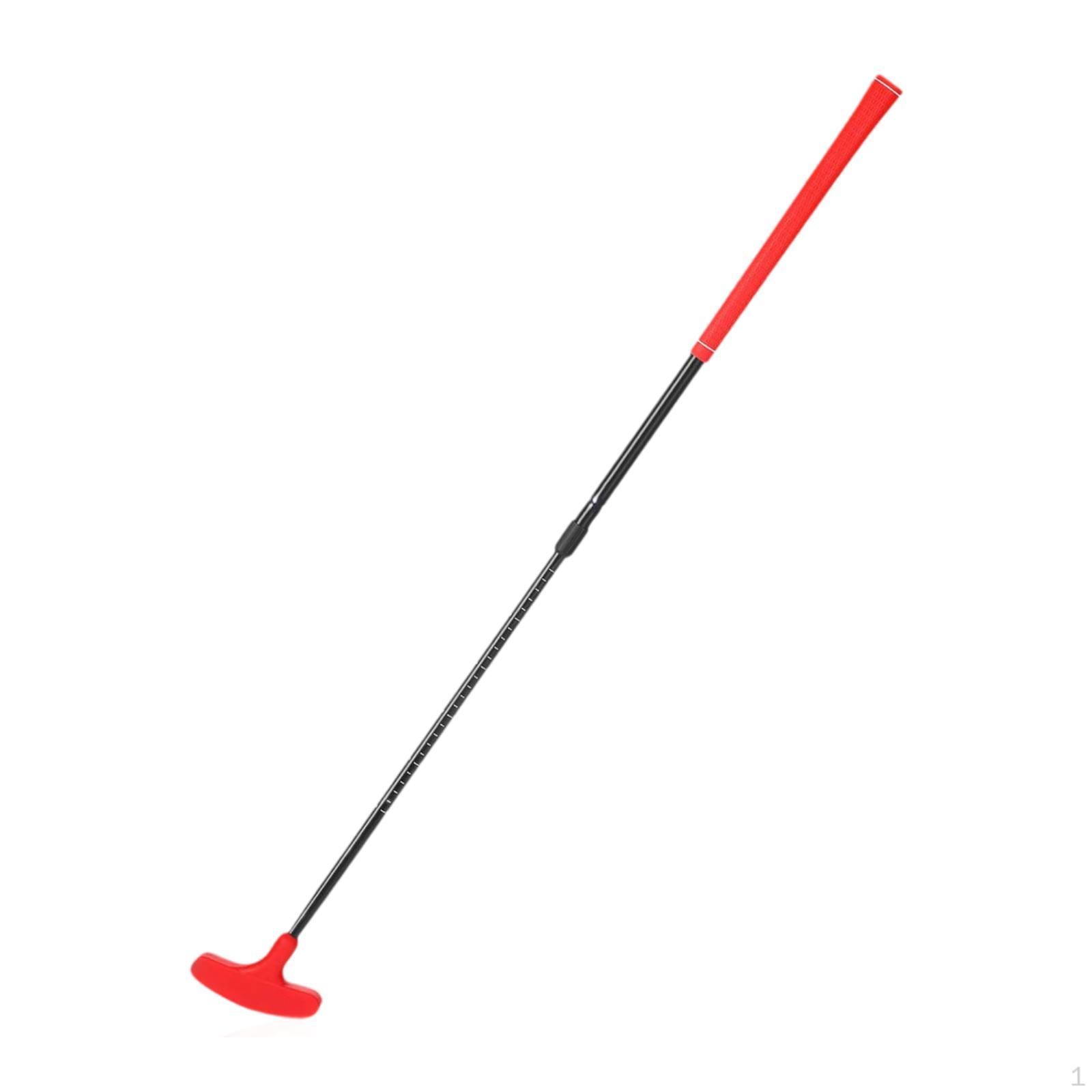 

Adjustable Golf Putter for All Ages, Two-Way Retractable Club Home and Yard красный