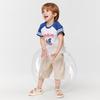 PawinPaw Boys' Cartoon Bear Loose Fit Capri Pants