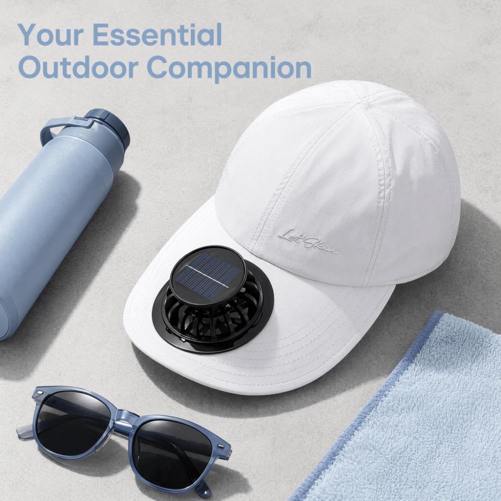 UV Resistant Solar Fan Hat USB Charging Sun Hat High Quality Rechargeable Sun Hat  Outdoor
