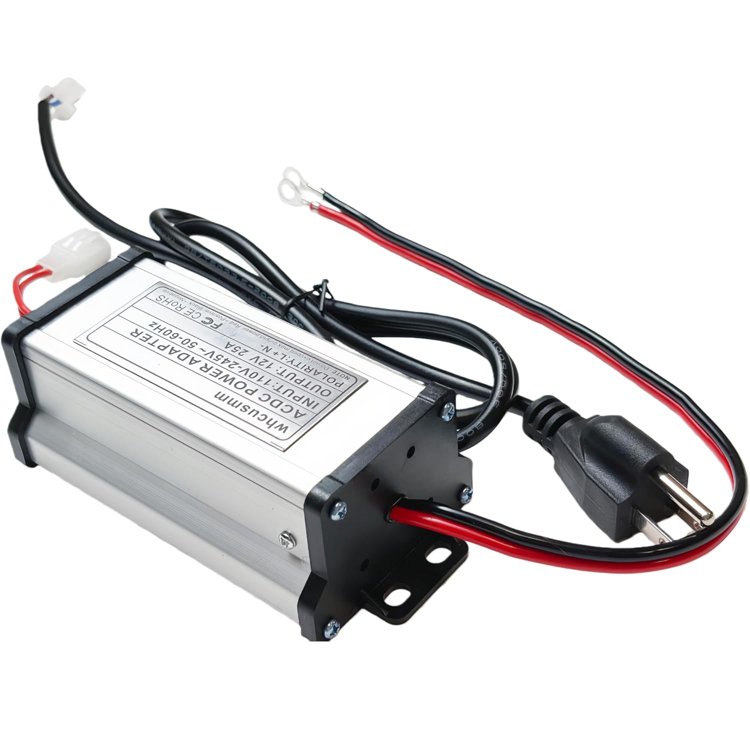 

110V to 12V Power Converter Adapter for 5KW / 8KW All-in-One Diesel Air Heater, 300W 25A AC to DC Transformer with Safety Protection for Indoor Use
