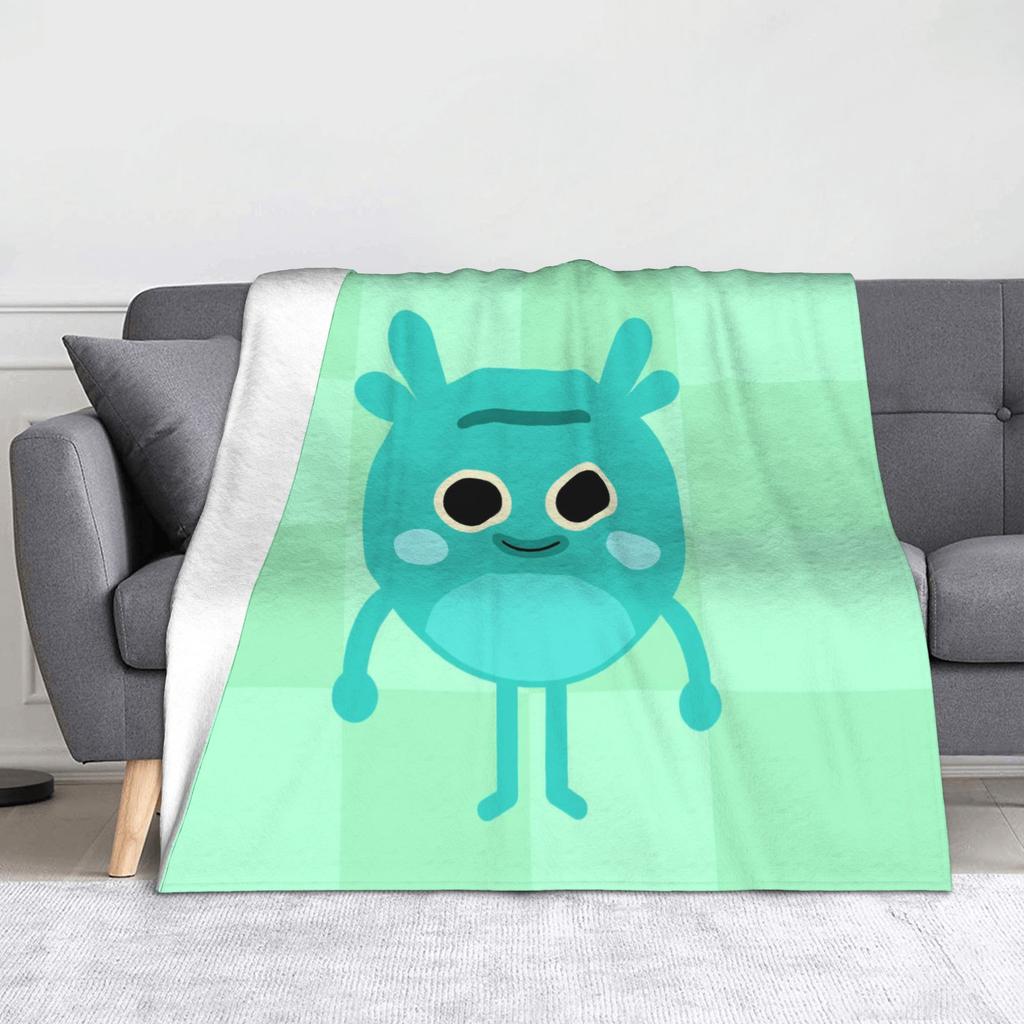 Bumbles Educational Cartoon Nums Blanket Fleece Autumn Winter Grumble Multifunction Thin Throw Blankets for Bedding Throws
