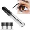 10pcs Empty Mascara Tube Refillable Eyelash Cream Container with Wand for Cosmetics 1.5ml