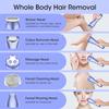7 in 1 Hair Removal for Women Epilator Female Bikini Trimmer Body Electric Shaver Face Razor for Legs Arms Armpit