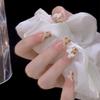 Frühling und Sommer Wind Tragen Nagel Reiner Wunsch Nagelpflaster Aufhellend Abnehmbares Nagelstück Langes und kurzes Nagelstück Fertigprodukt