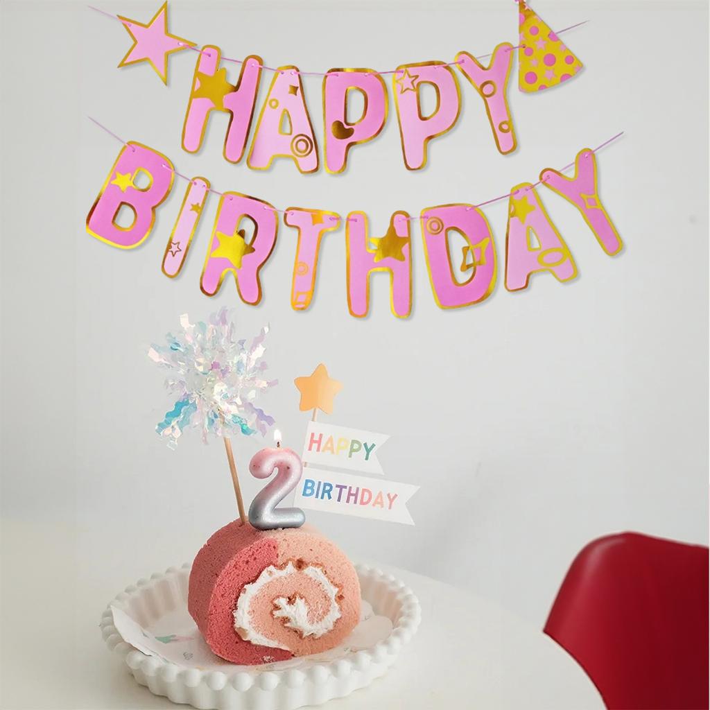 Geburtstagsbanner Geburtstag Banner Alles Gute zum Geburtstag Dekorationen Geburtstagsdekorationen Für Geburtstagsparty