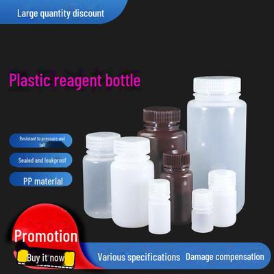Braune lichtdichte PP-Reagenzflaschen, Weithals, 125-1000ml, zur Probenahme