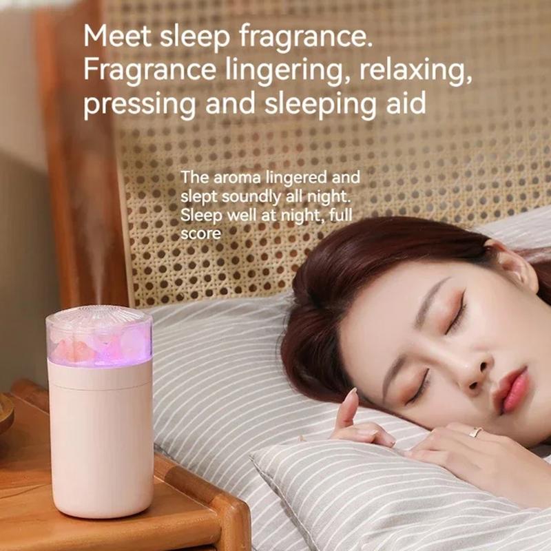 Salt Stone Humidifier | Car Aromatherapy Humidifier | USB Plug-in Automobile Fragrance Diffuser Silent Mist Humidifier Bedroom