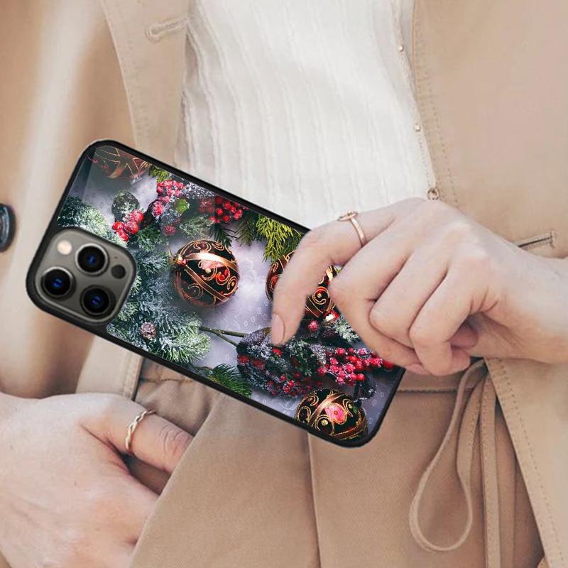 

Christmas Bauble New Art Magnetic Phone Case For APPLE iPhone 17 Air 16 14 13 12 Pro Max 15 Plus Wireless Charge MagSafe Cover iPhone 14