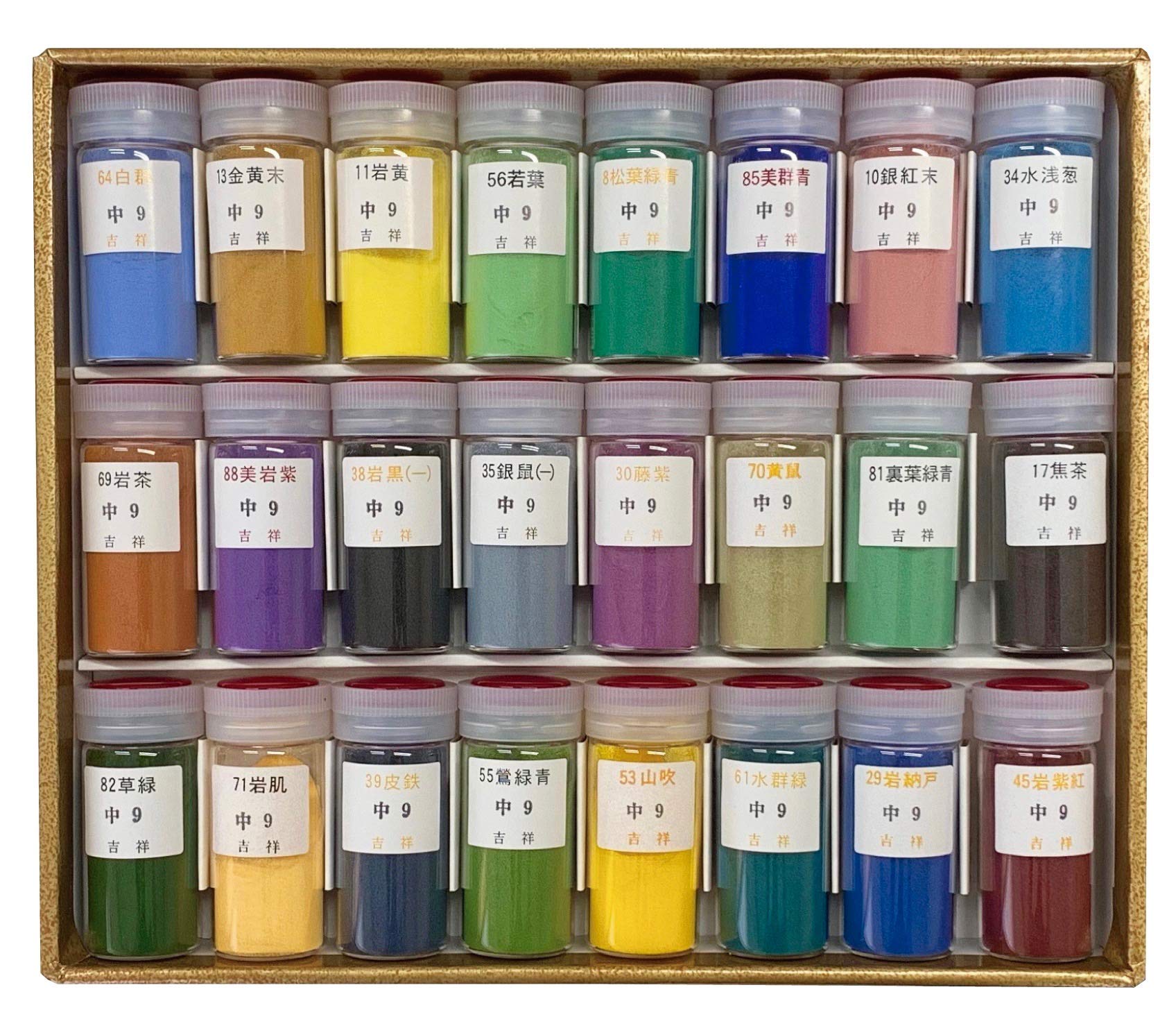 

Минеральные краски Kissho Japanese Paintings, набор из 24 цветов