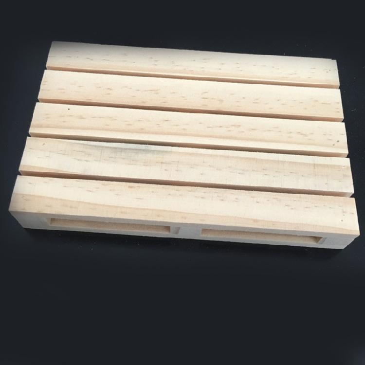 Premium Wood Beverage Coaster Natural Wooden Pallet Coasters for Bars Restaurant
