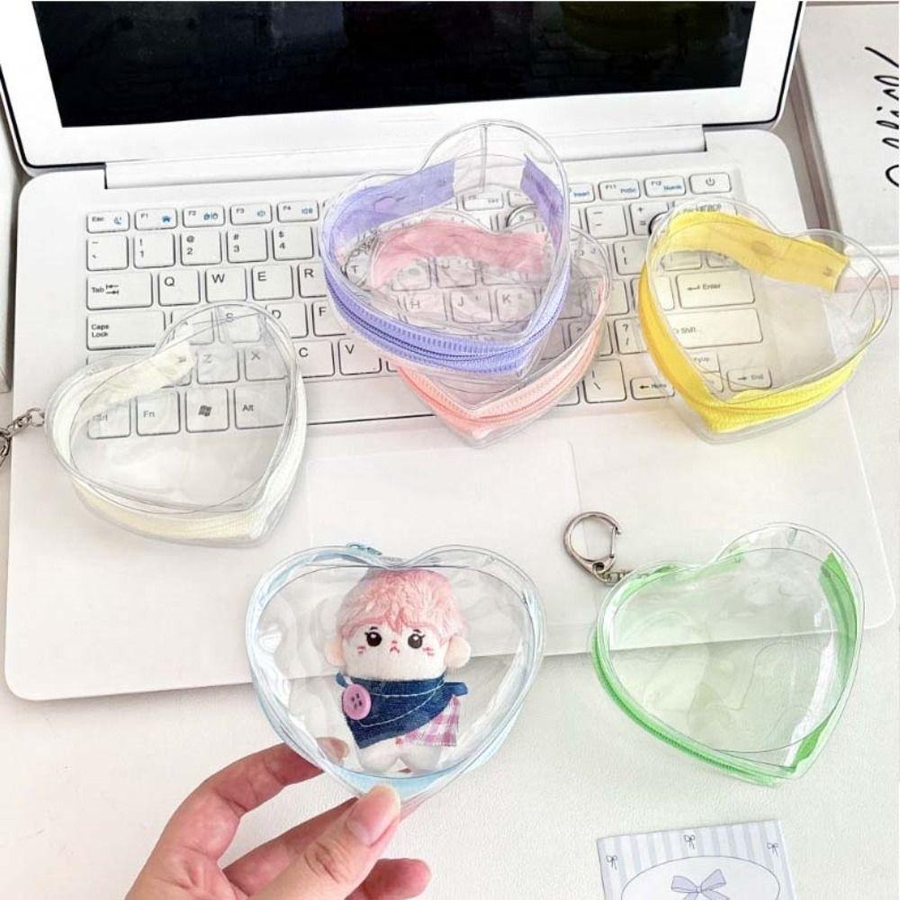 PVC Material Doll Protector Case Transparent Doll Display Bag Doll Storage Bags Decorative Pouch