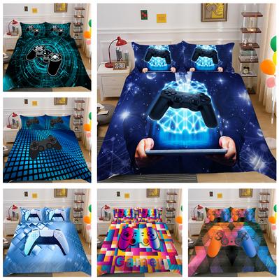 3D Game Mouse Bedding Set Children's Bedroom Quilt Cover Pillowcase Sheet/Double Bed 2/3 Pieces Full Size Home Decoration