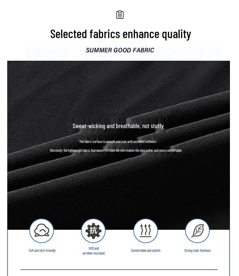 Pánské nadměrné rychleschnoucí sportovní kalhoty z ledového hedvábí - Lehké letní ležérní