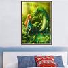 5D Diamond Mosaic Full Diamond Embroidery Girl Dragon Beads Diamond Cross Stitch Diamond Unfinished