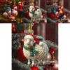 Christmas Themed Acrylic Pendant With Sheep Dog Chicken Horse And Dog Patterns For Christmas Party Decor