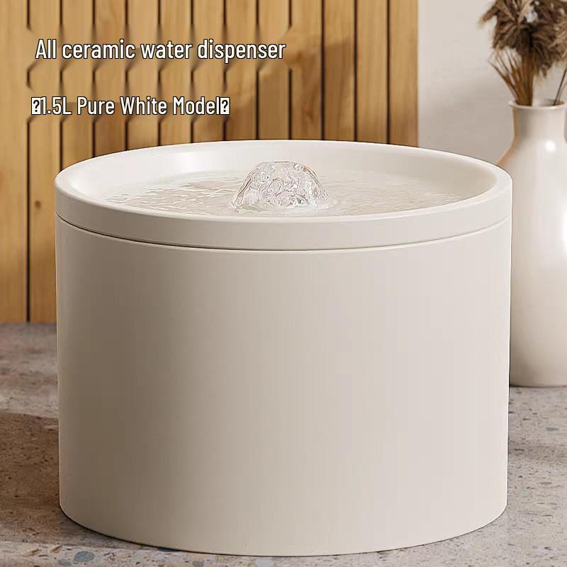 Keramischer Automatischer Katzenbrunnen mit Leisem Zirkulationsfilter