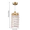 Miniature Hanging Ceiling Lamp For Doll House Rooms Energy Efficient LED Bulbs Easy Assembly Decorative Display Furniture