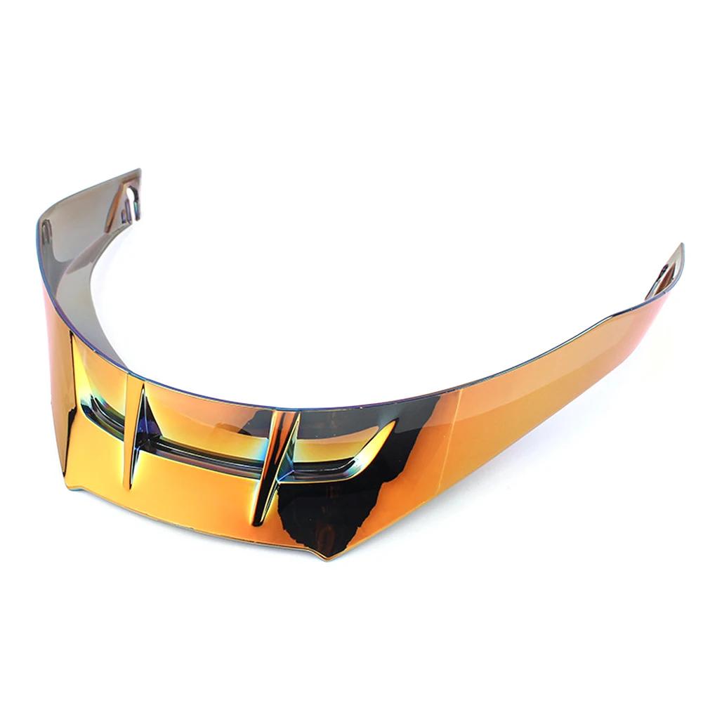 Mulitp-color Motorcycle Helmet Spoiler Rear Wing Air Duct Aerodynamic Part Racing Upgraded Tail Wing for AGV Pista/GP/Corsa/GPR
