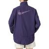Nike Women's Logo Print Running Sports Jacket Purple FB4695-555