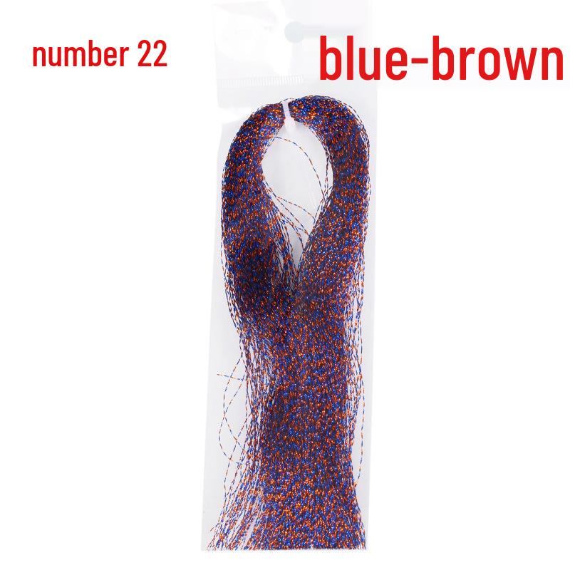 Colorful Spiral Silk Bait & Hook Tying Material